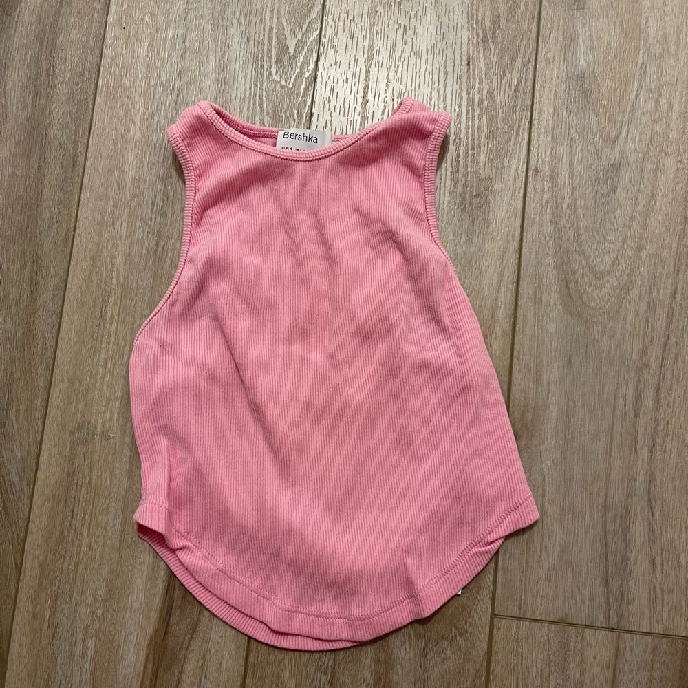 bershka cropped tank top